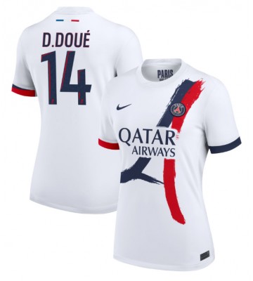 Paris Saint-Germain Desire Doue #14 Bortatröja Dam 2024-25 Kortärmad